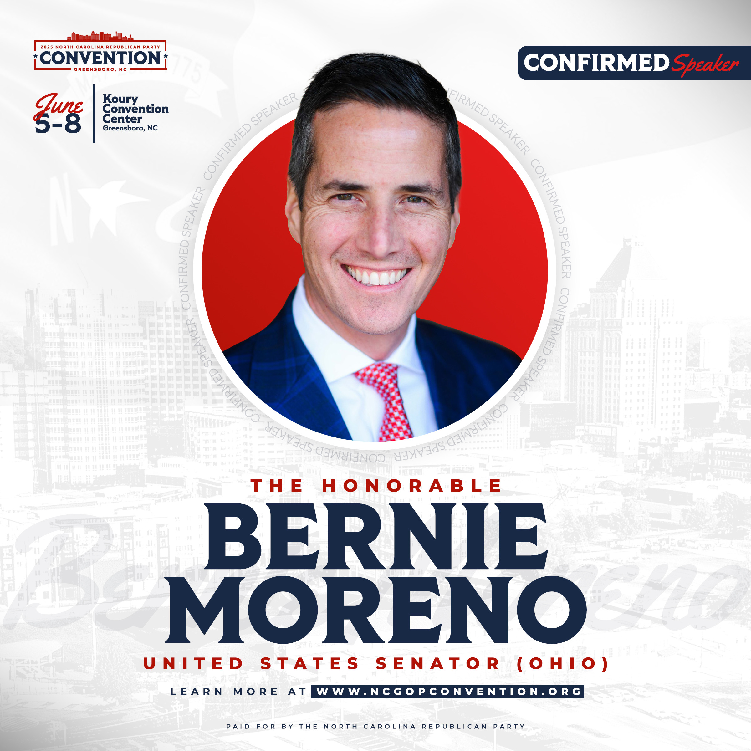 The Honorable Bernie Moreno